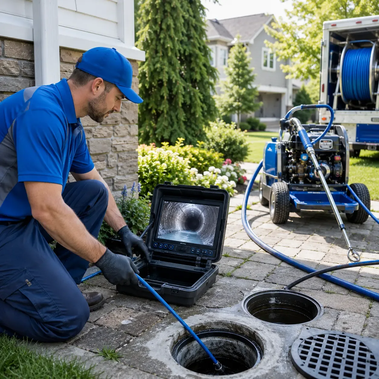 Outdoor drain cleaning professionals serving Sterling, VA